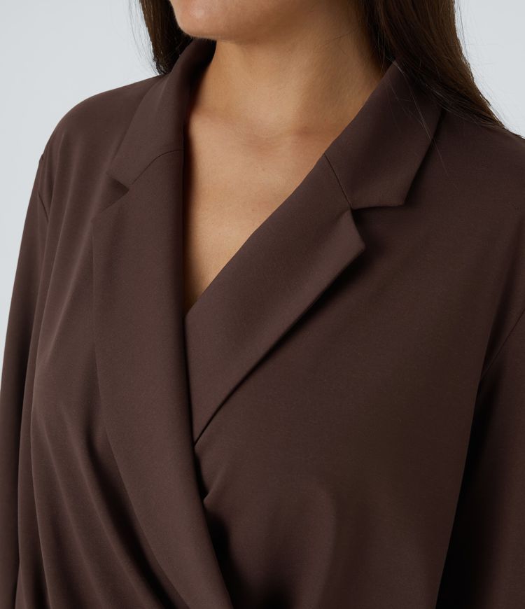 Lapel Crossover Shirt
