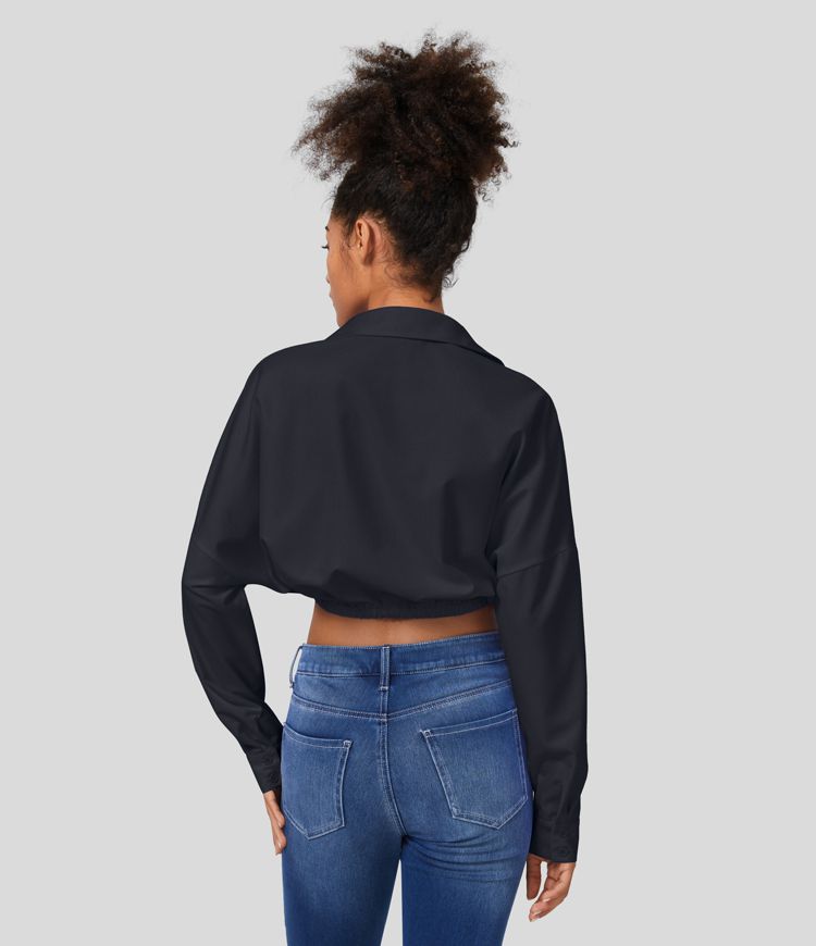Cropped casual shirt