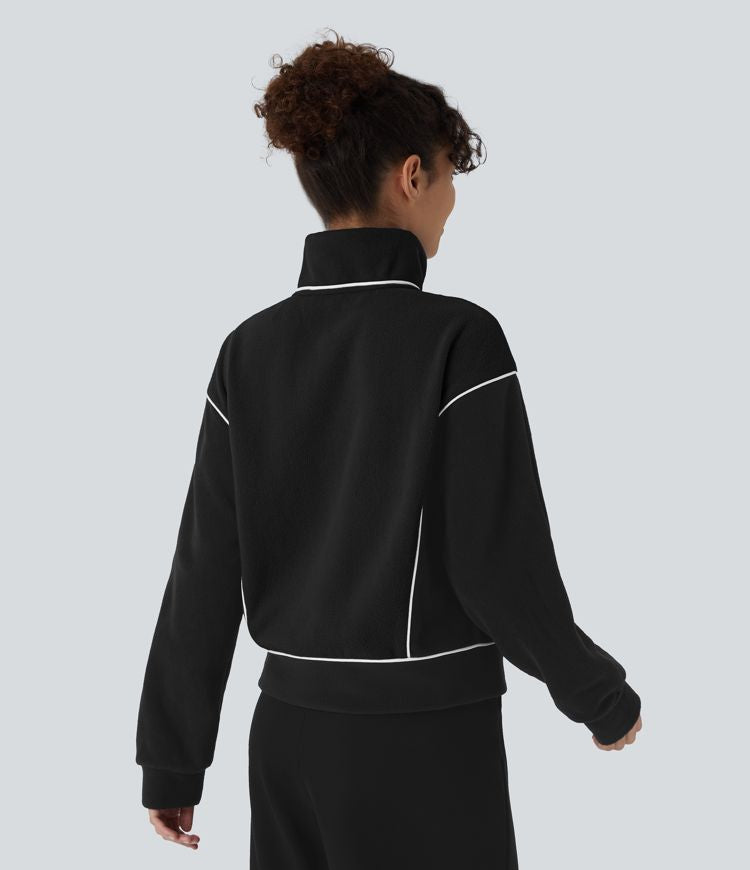Zip Block Fleece sweatshirt
