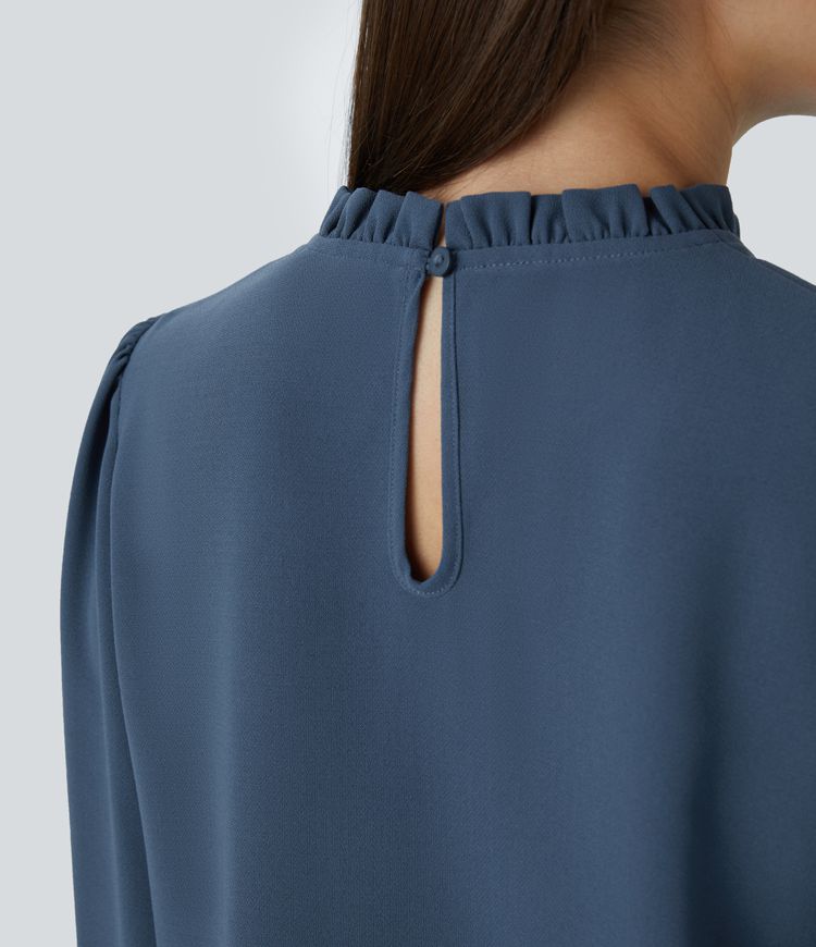 Ruffle Pleat Blouse