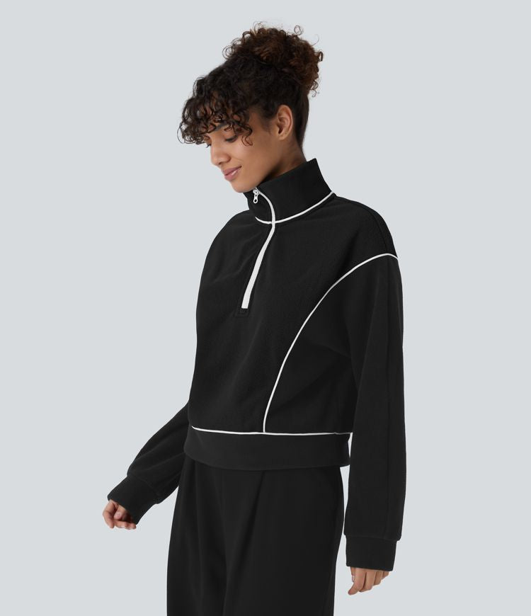 Zip Block Fleece sweatshirt