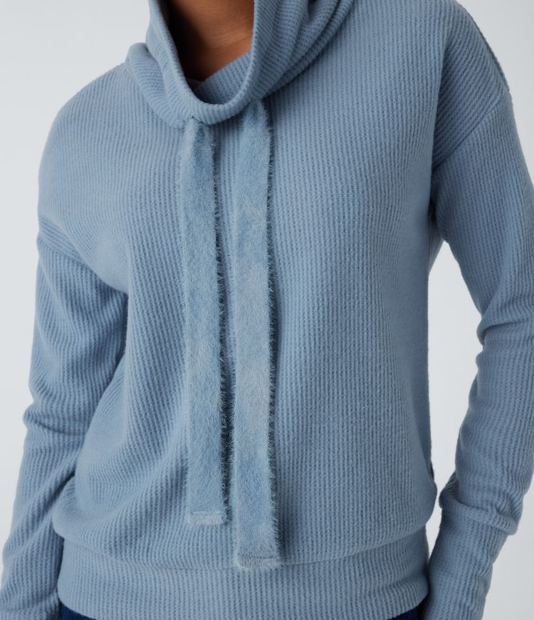Cowl Drop Sweatshirt