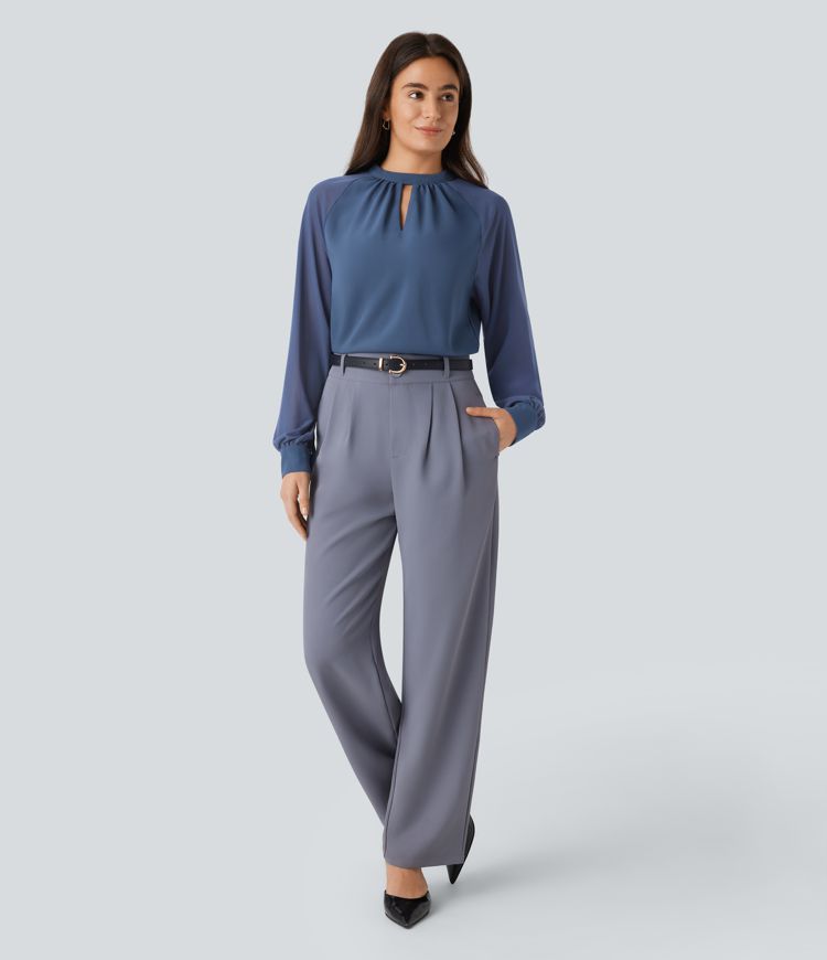 Mesh key blouse