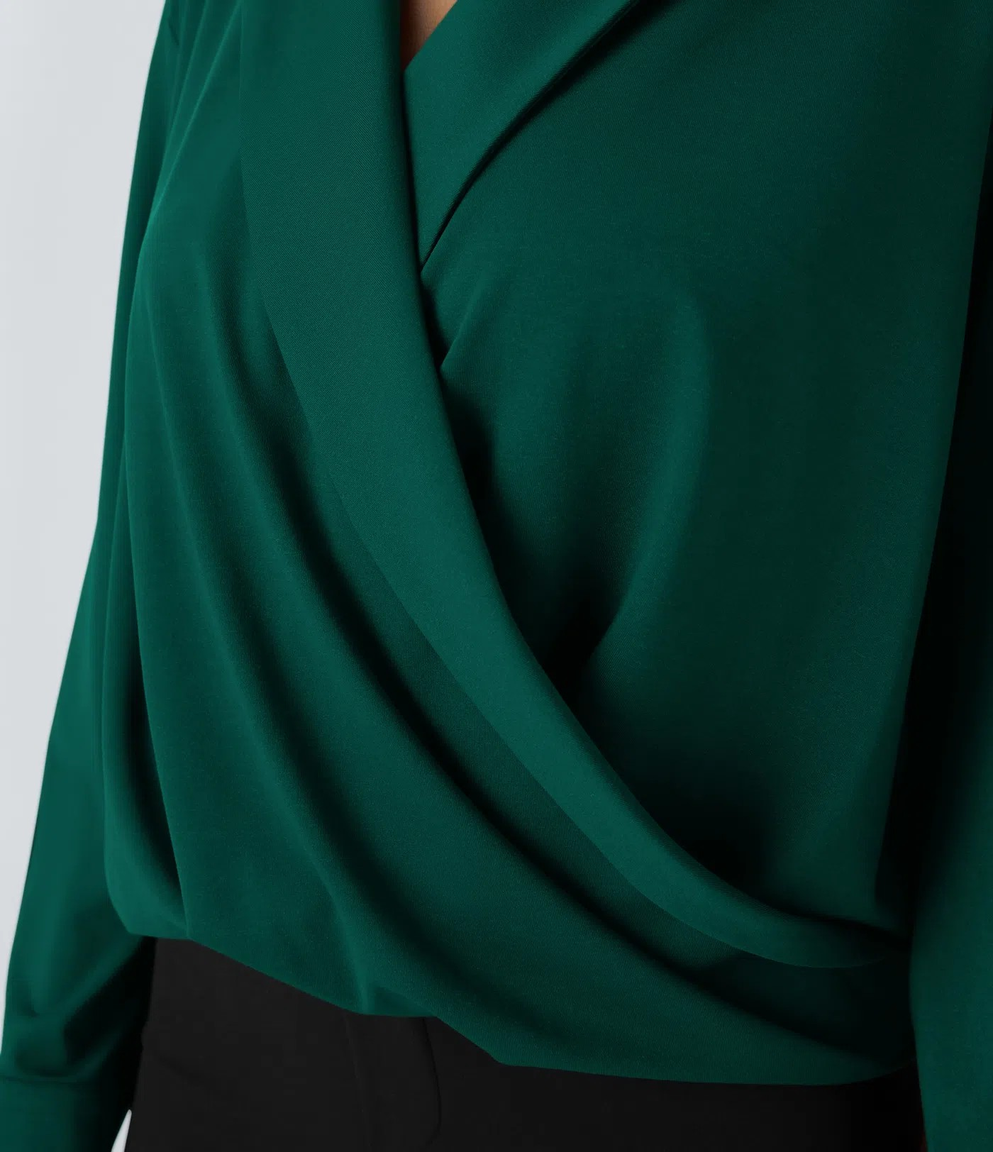 Lapel Crossover Shirt