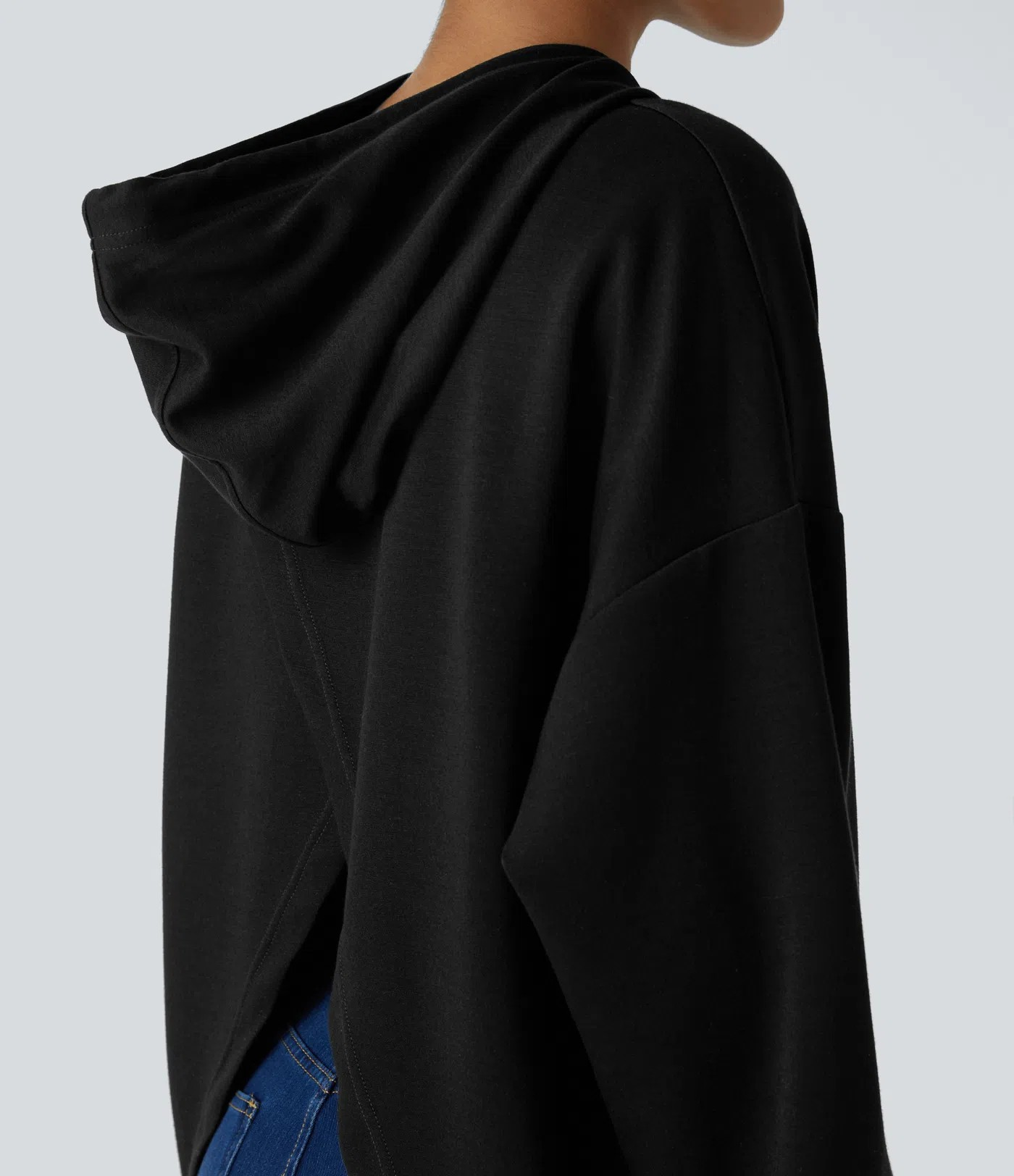 Crossover Hood Sweatshirt