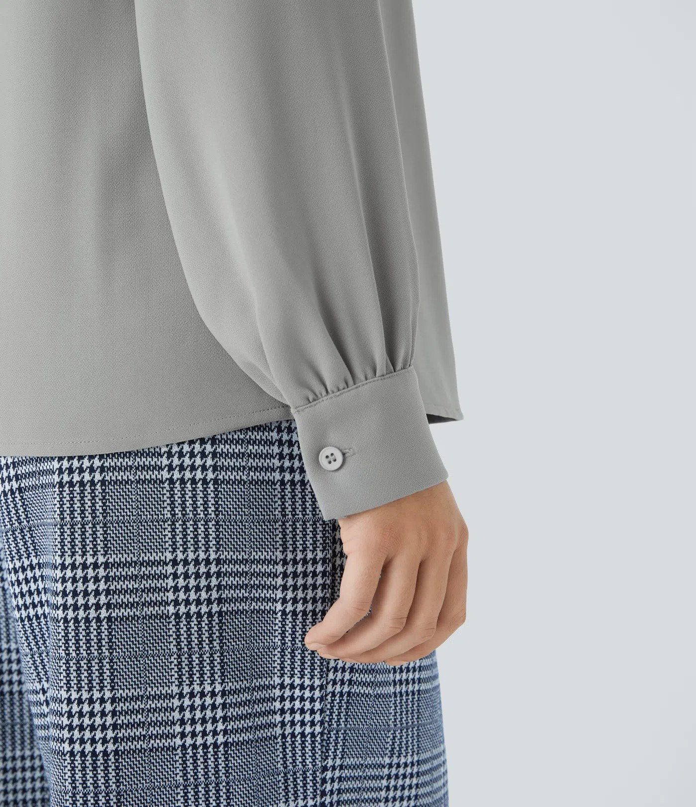 V-Pleat Blouse