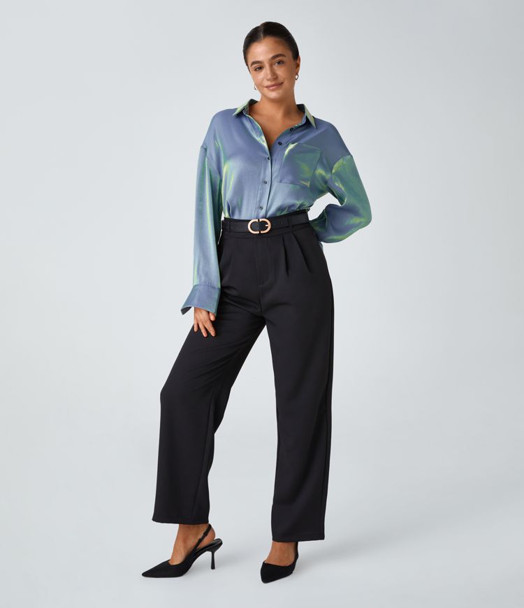 Glossy Pocket Shirt