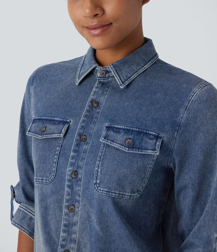 Denim Button Shirt