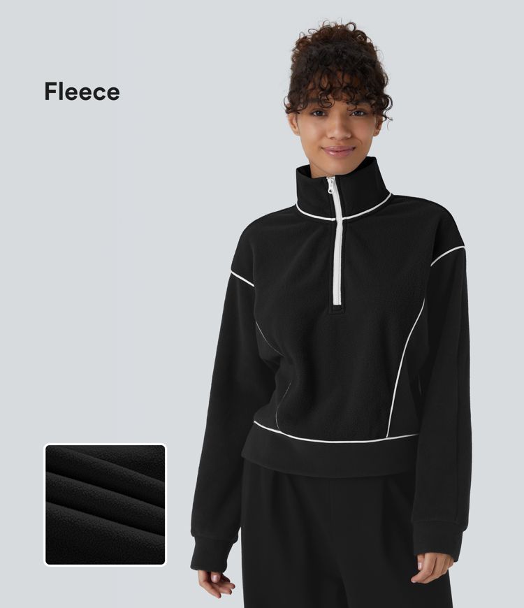 Zip Block Fleece sweatshirt
