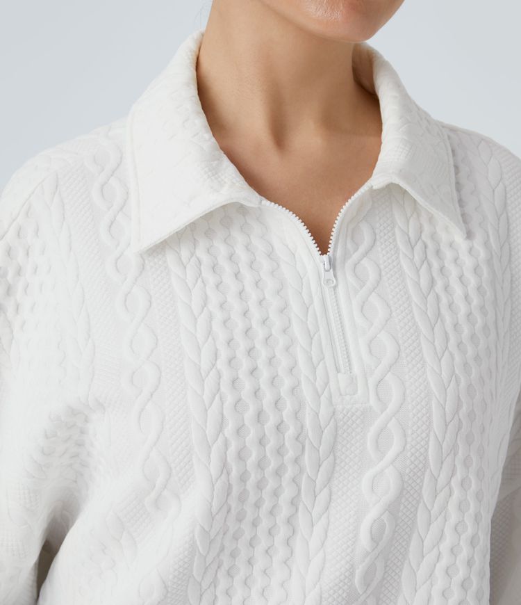 Casual knit sweatshirt