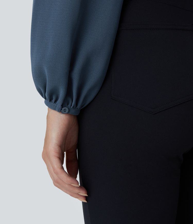 Ruffle Pleat Blouse