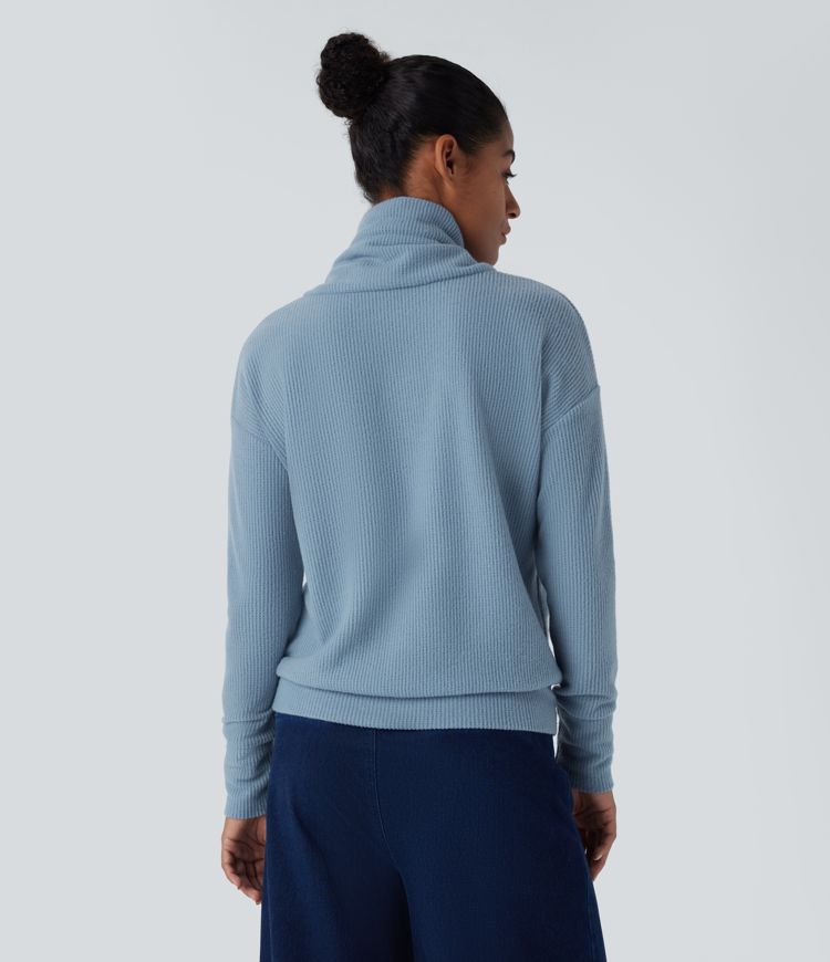 Cowl Drop Sweatshirt