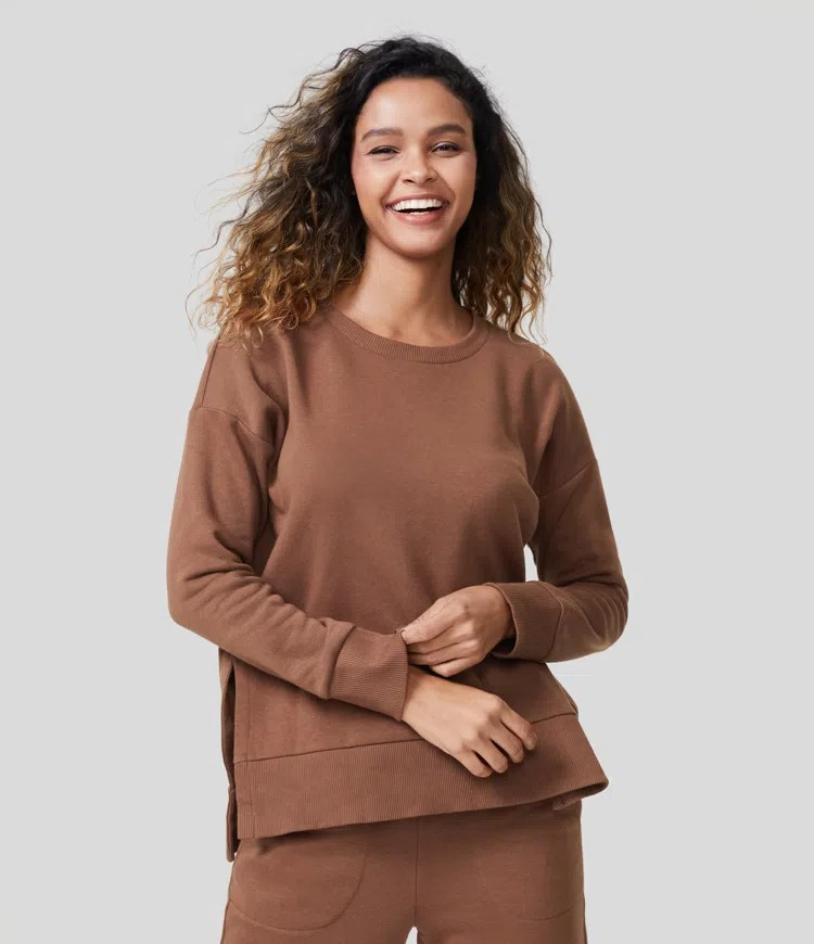 Cotton Crew Sweatshirt