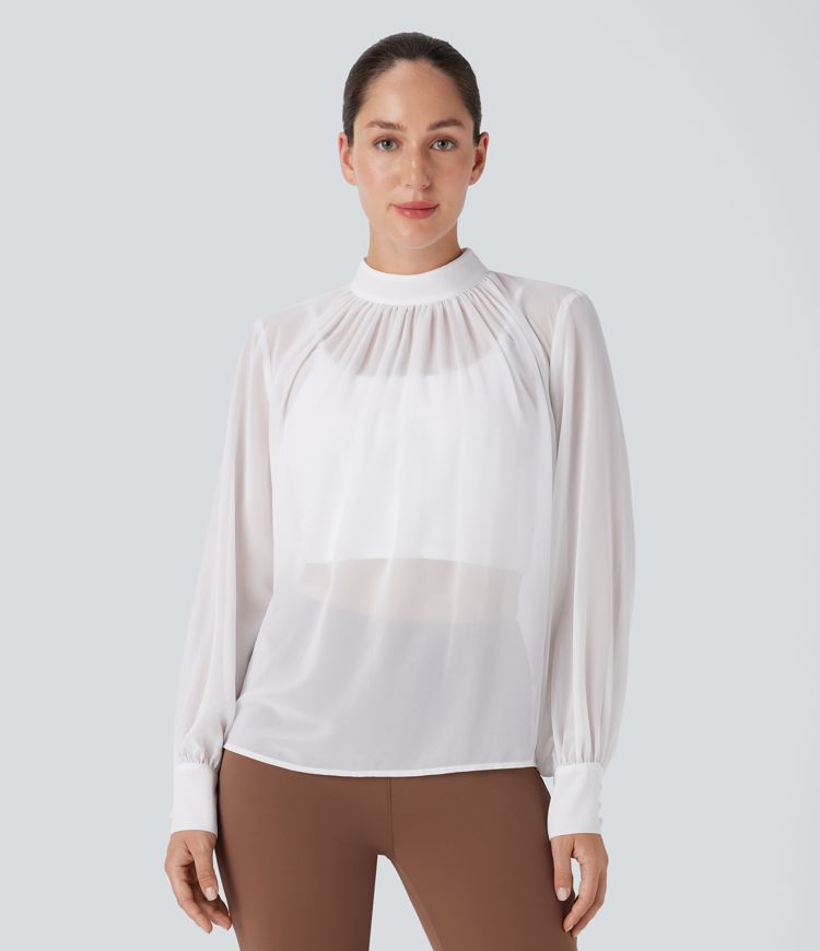 Clear Stand Blouse
