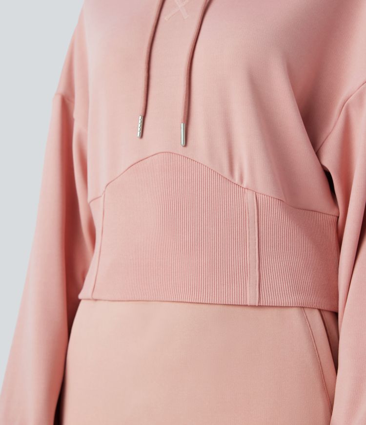 Corset Hood Sweatshirt