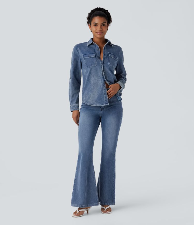 Denim Button Shirt
