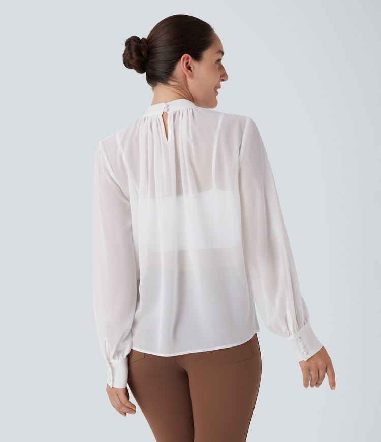 Clear Stand Blouse