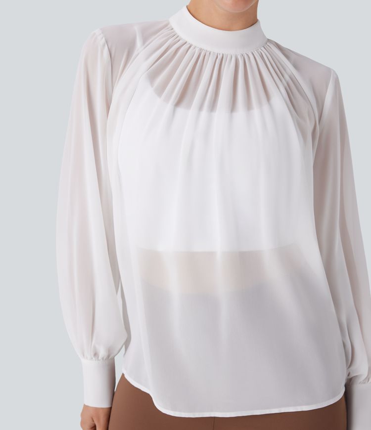 Clear Stand Blouse