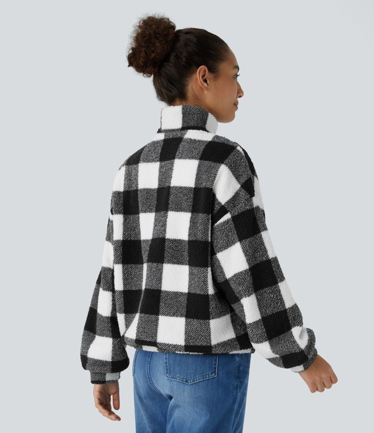 Casual fleece sweatshirt