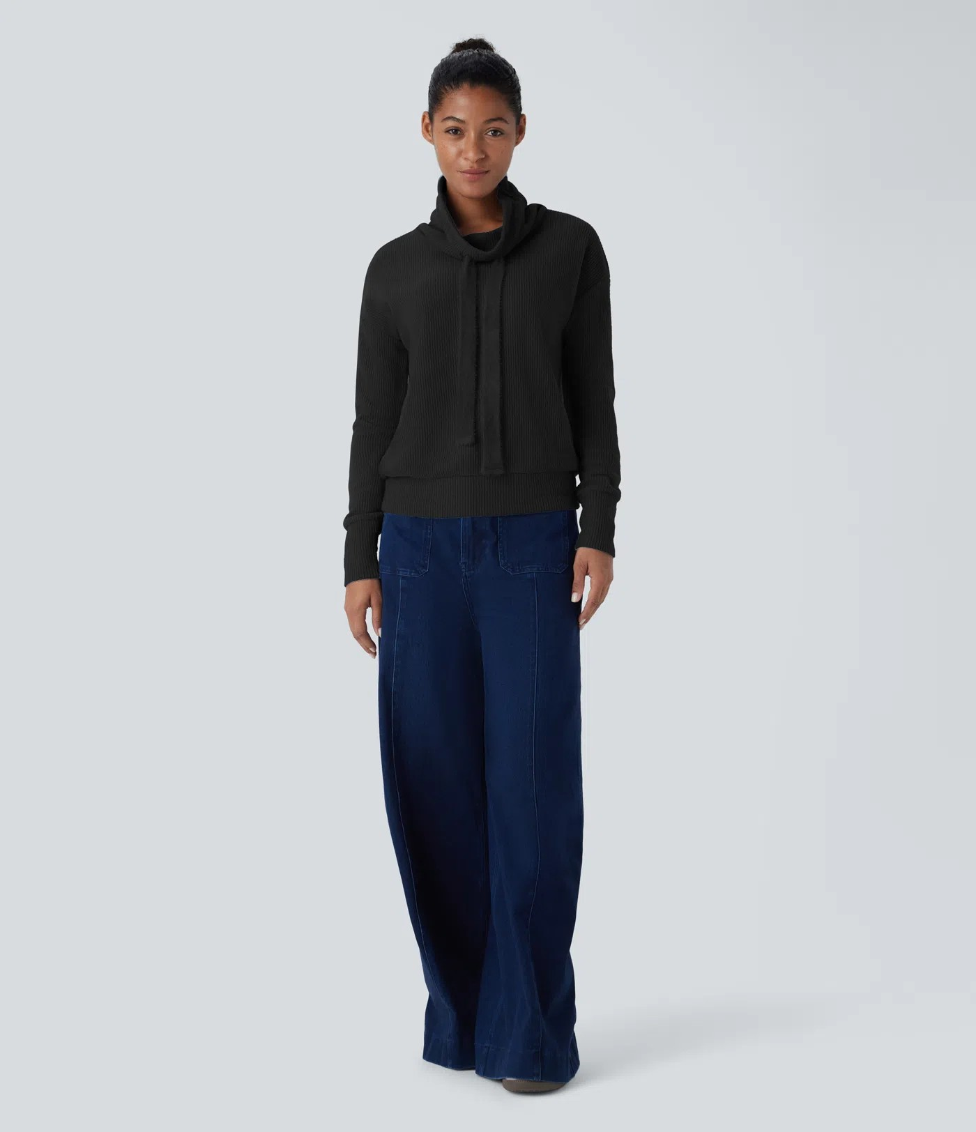 Cowl Drop Sweatshirt