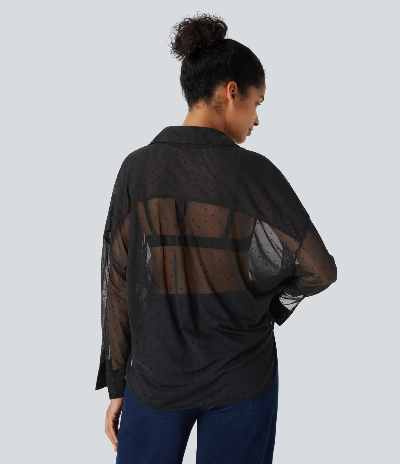 Mesh Round Shirt