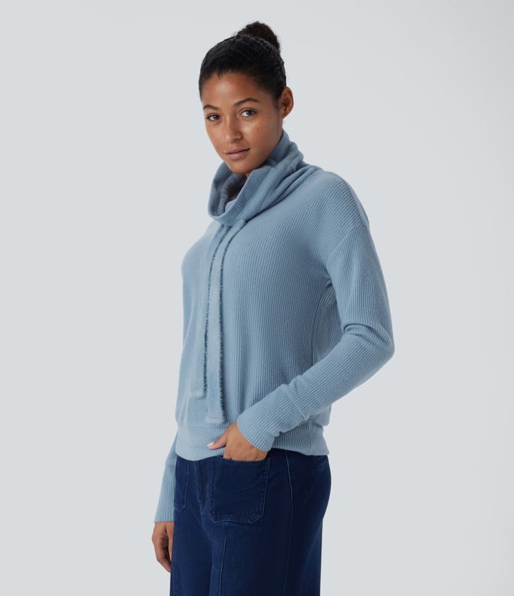 Cowl Drop Sweatshirt