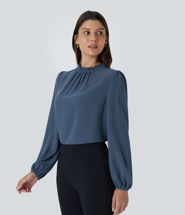RufflePleat Blouse