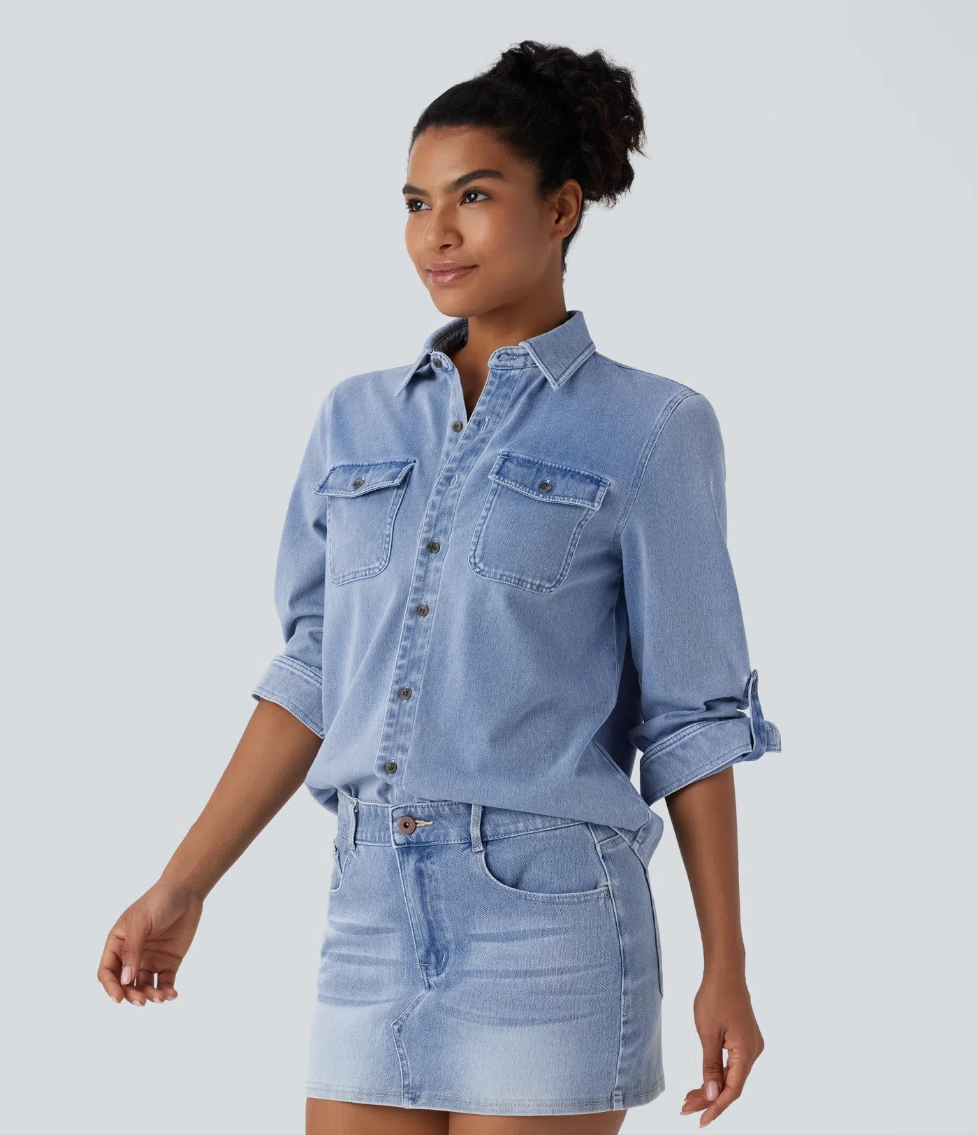 Denim Button Shirt