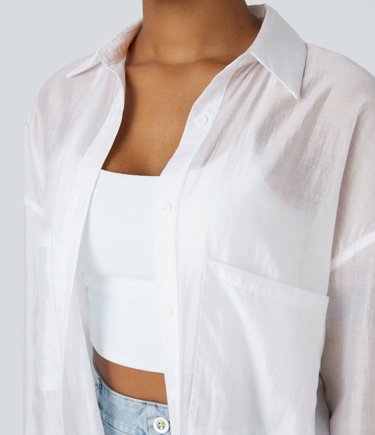 Long sleeved casual shirt