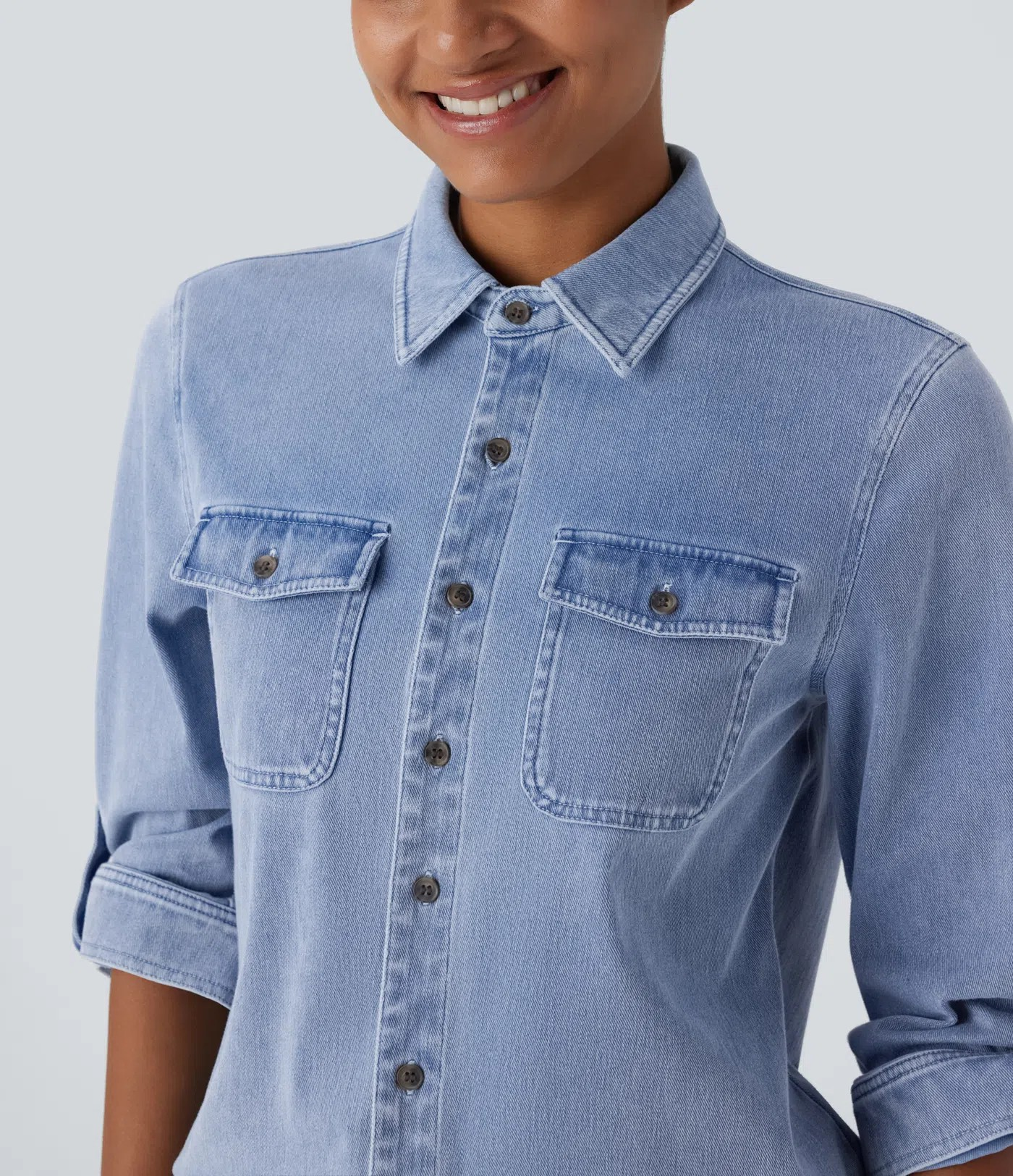 Denim Button Shirt