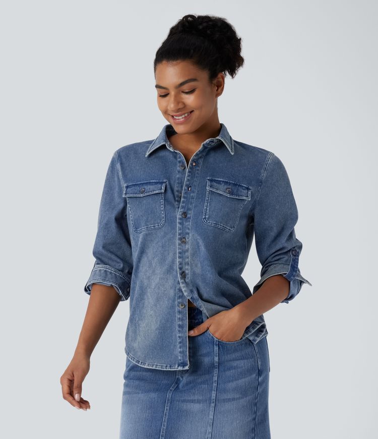 Denim Button Shirt