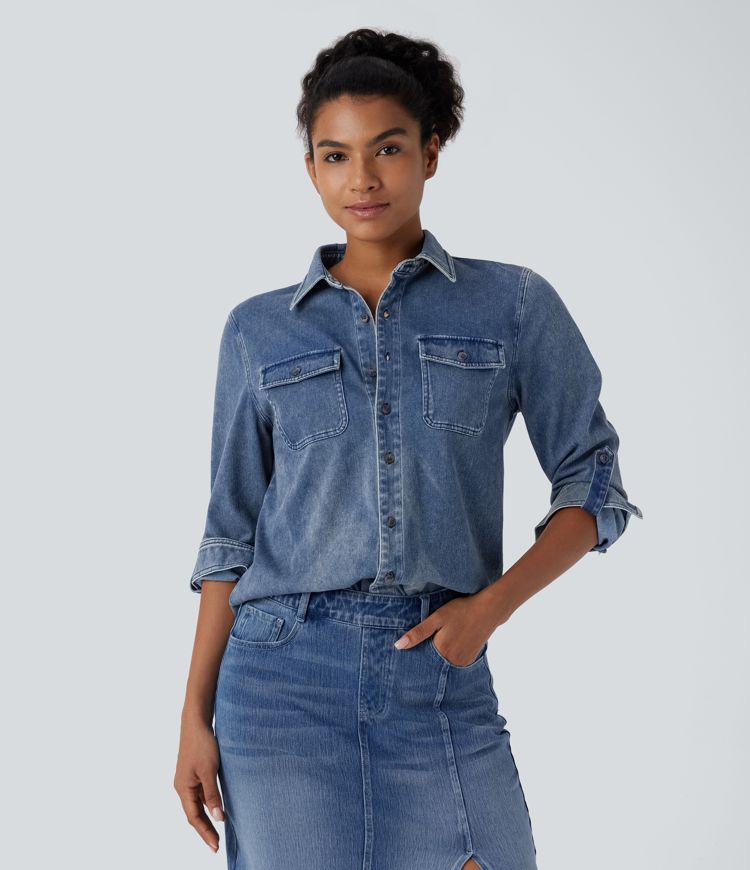 Denim Button Shirt