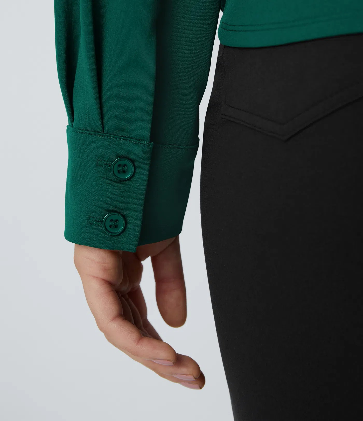 Lapel Crossover Shirt