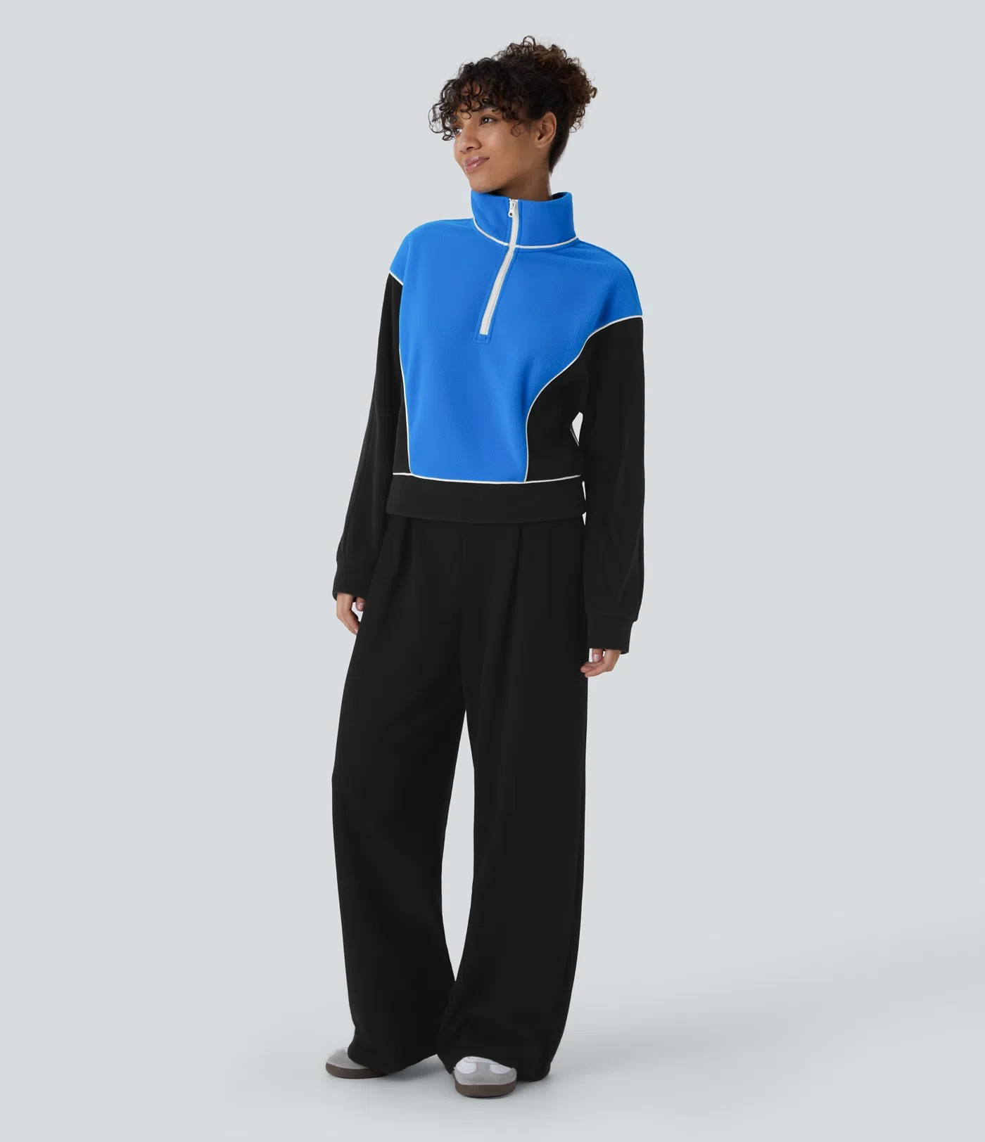 Zip Block Fleece sweatshirt