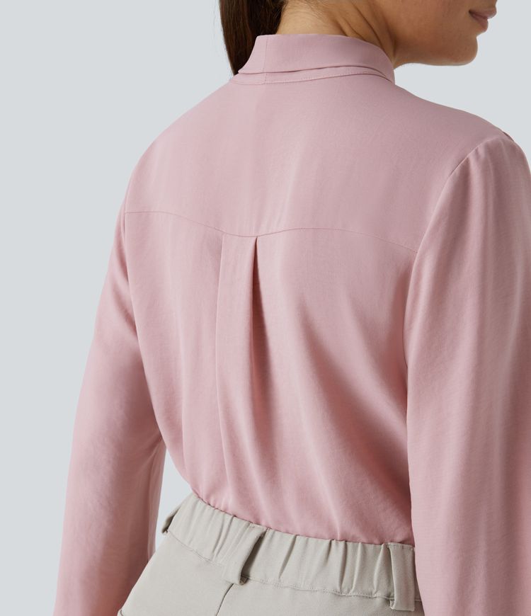 Pleat Placket Blouse