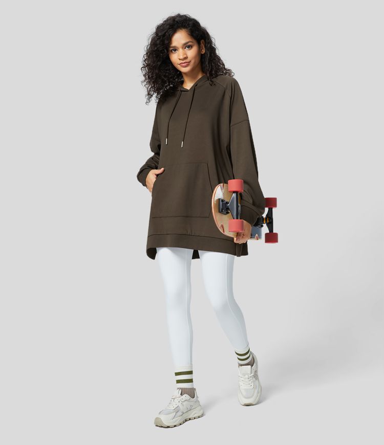 Rib Snap Hoodie sweatshirt