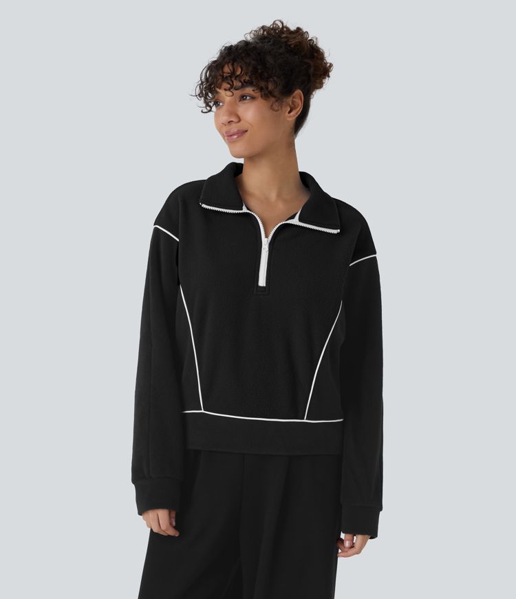 Zip Block Fleece sweatshirt