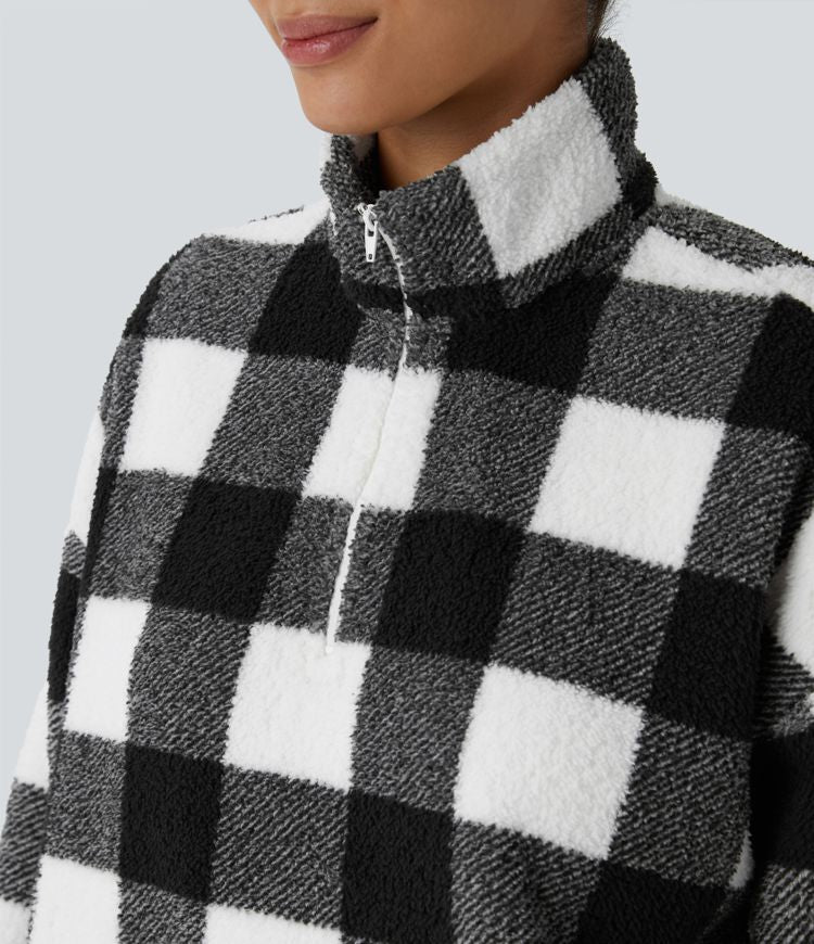 Casual fleece sweatshirt