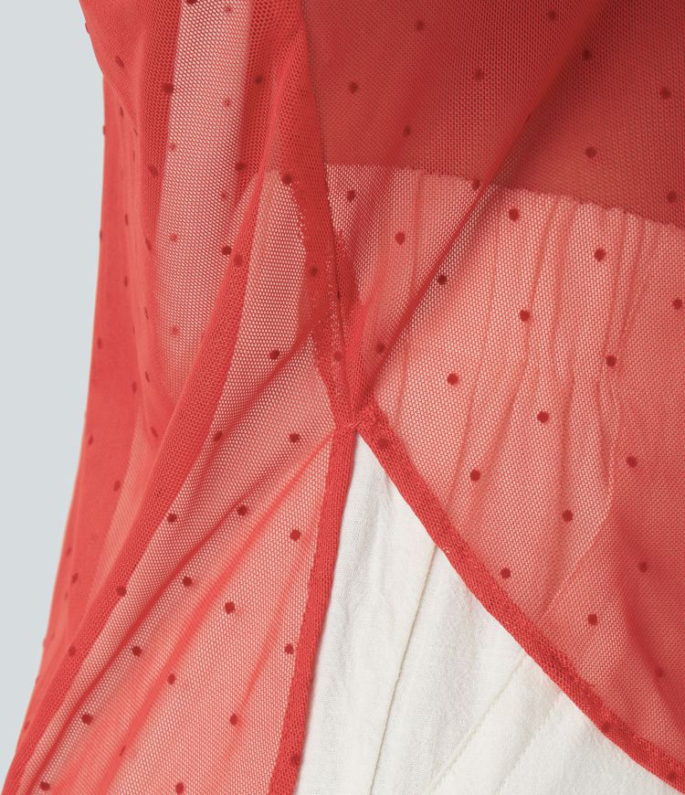 Mesh Round Shirt