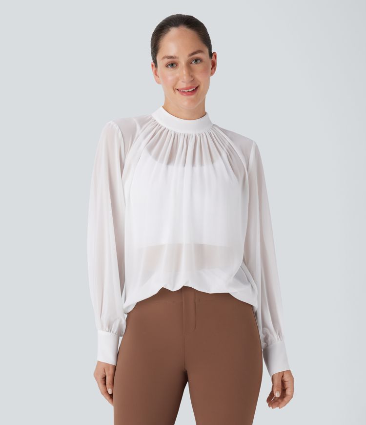Clear Stand Blouse