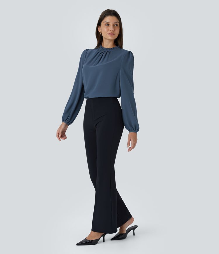 Ruffle Pleat Blouse
