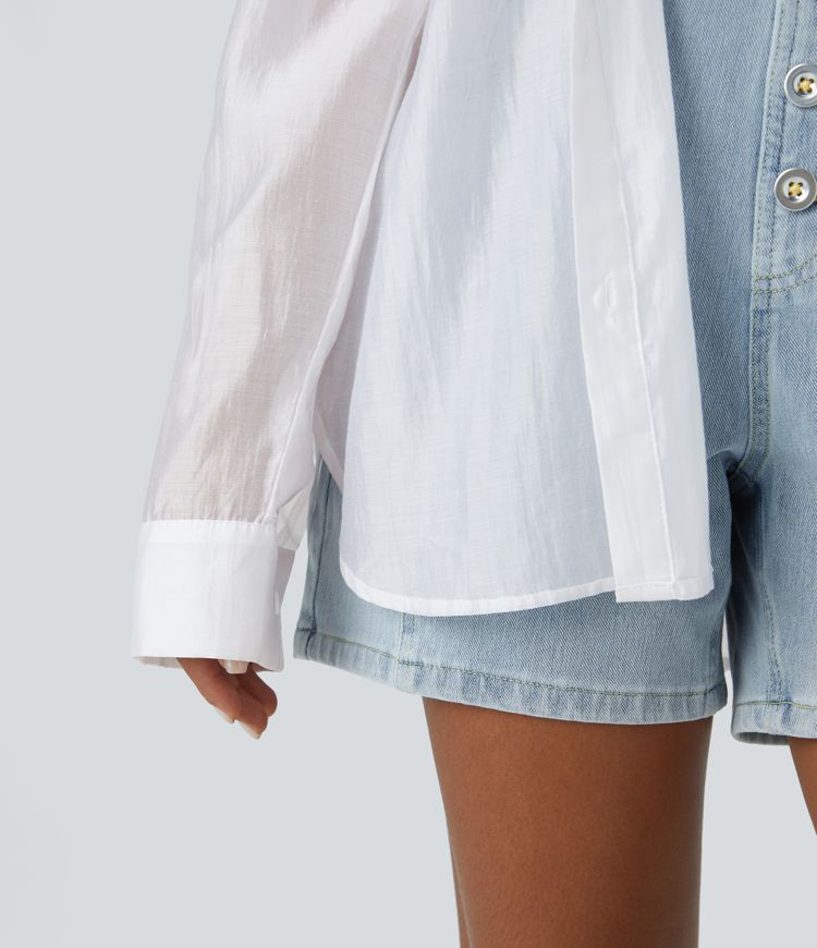 Long sleeved casual shirt