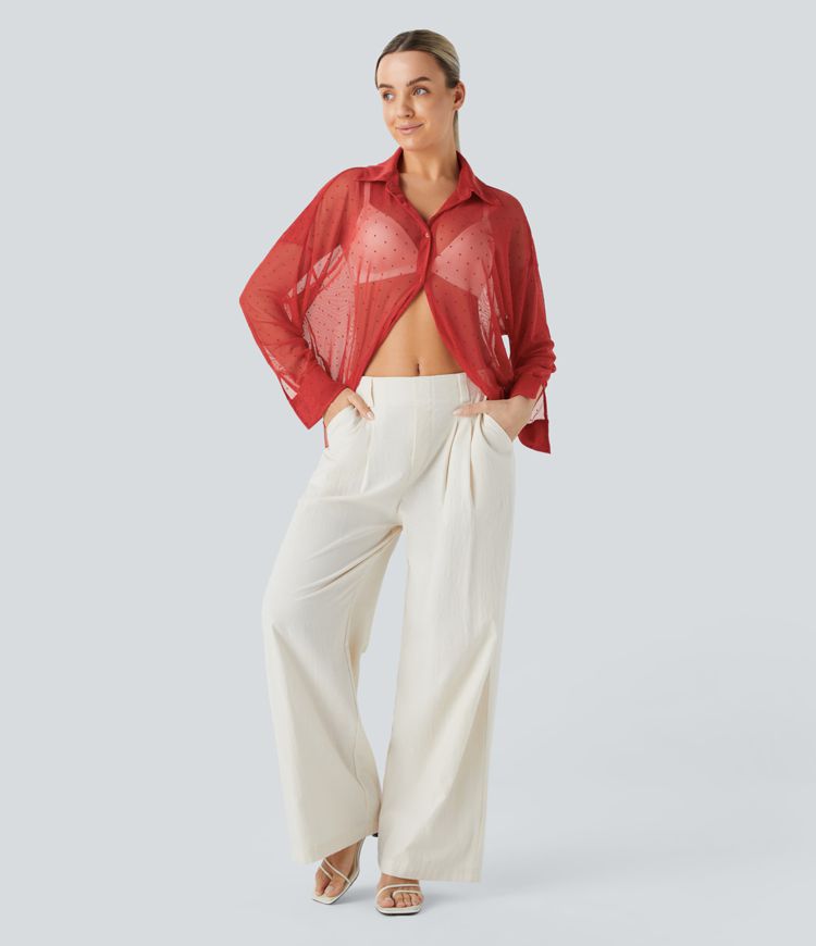 Mesh Round Shirt