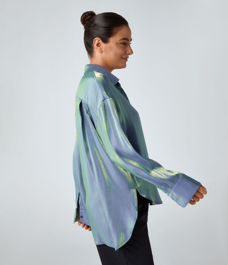 Glossy Pocket Shirt