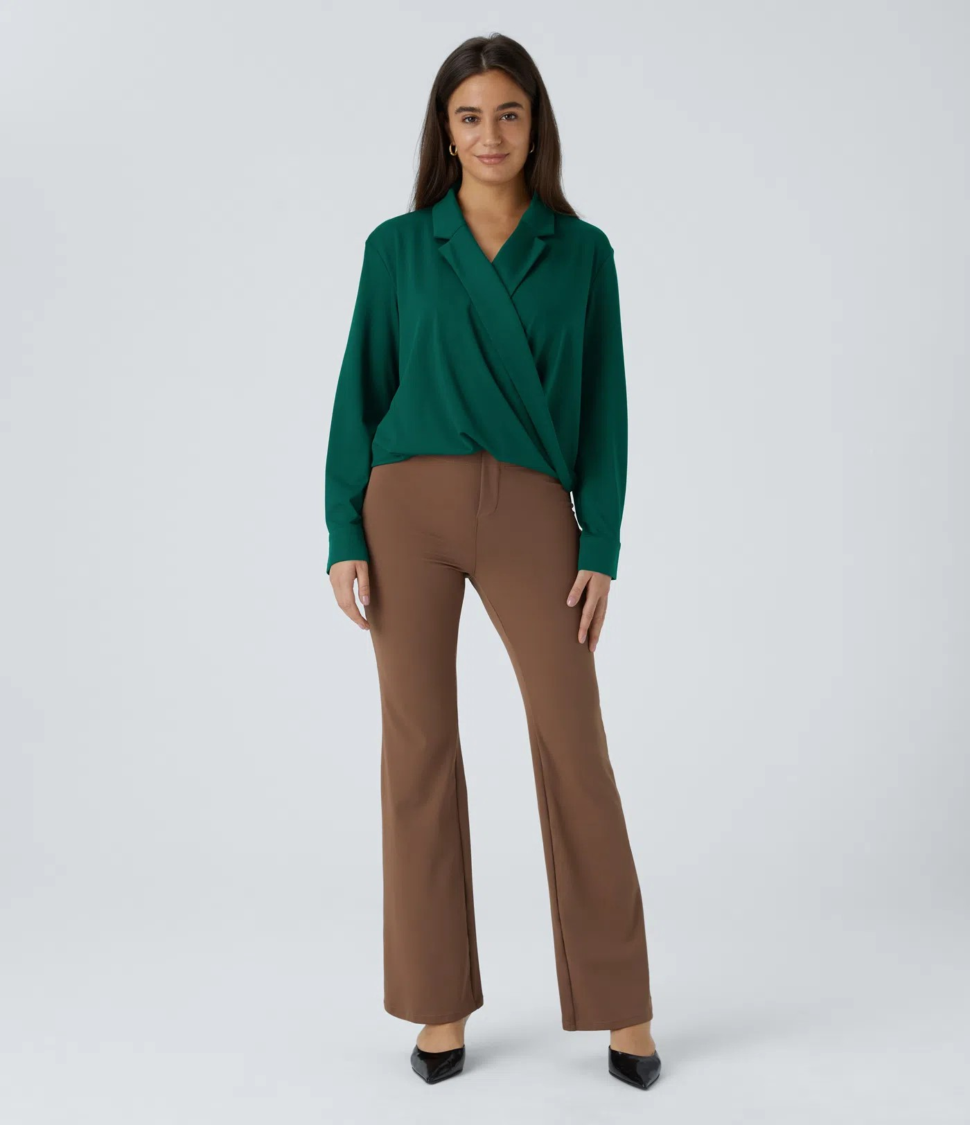 Lapel Crossover Shirt