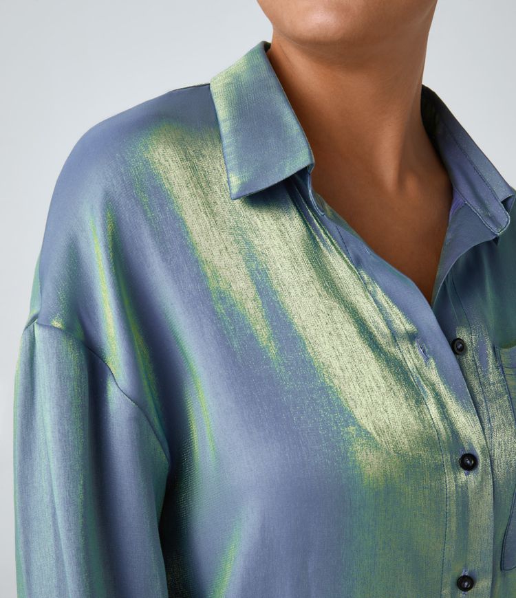 Glossy Pocket Shirt