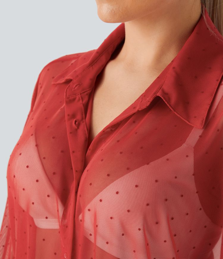 Mesh Round Shirt