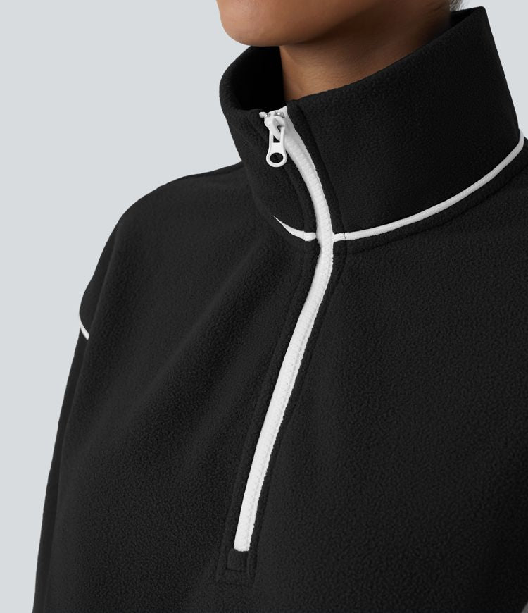 Zip Block Fleece sweatshirt