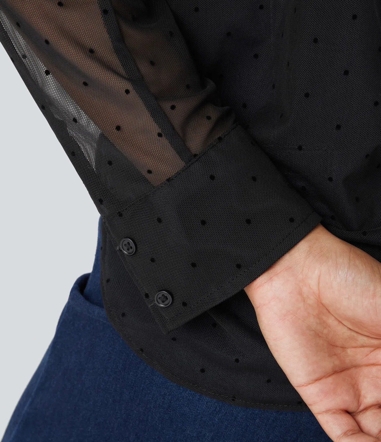Mesh Round Shirt