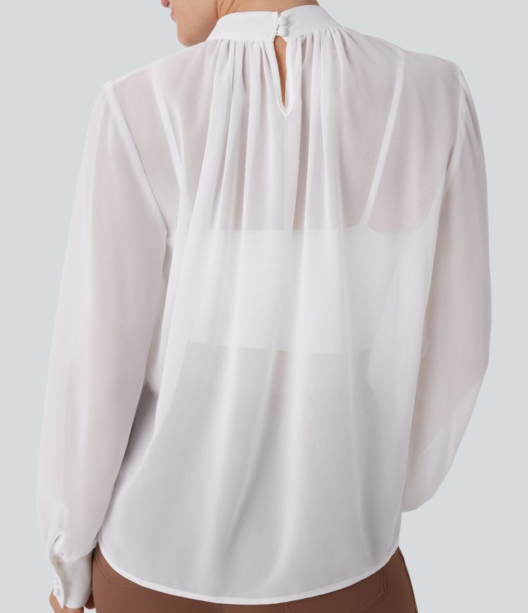 Clear Stand Blouse